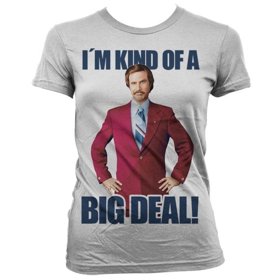 I ́m Kind Of A Big Deal Girly Tee (L White)