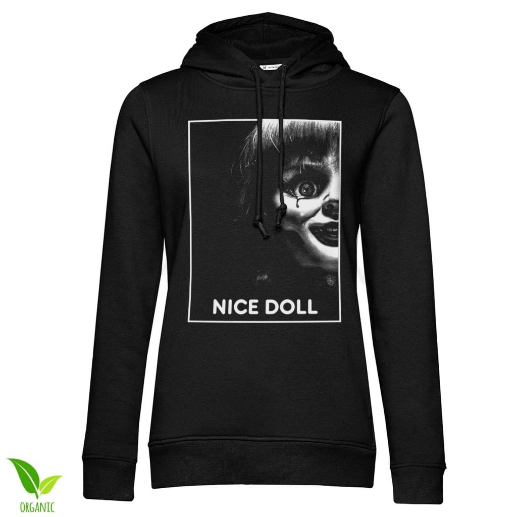 Nice Doll Girls Hoodie (Black L)