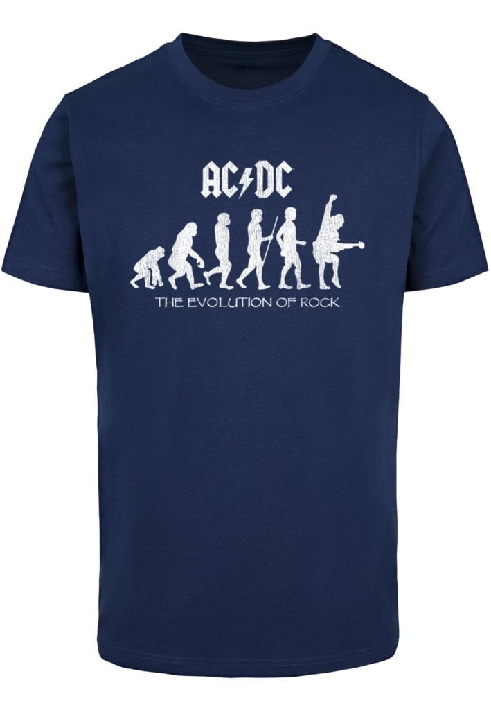 ACDC - Evolution Of Rock T-Shirt (XL light navy)
