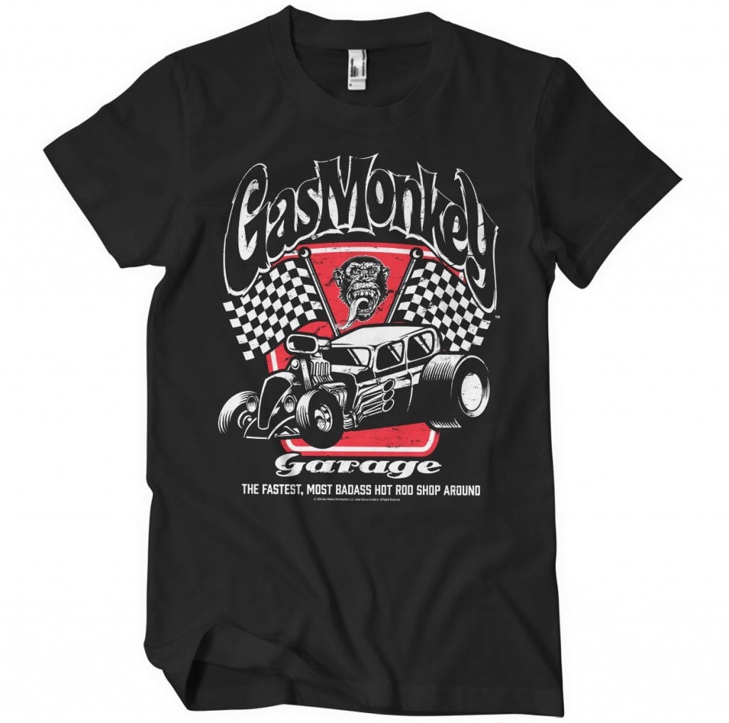 Badass Gas Monkey Garage T-Shirt (Black 3XL)