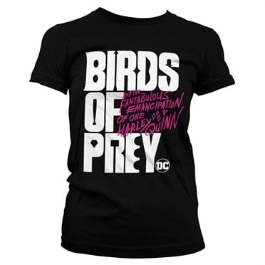Birds Of Prey Logo tjej T-shirt (Black M)