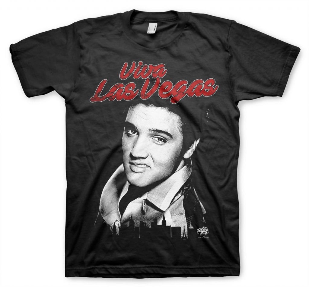 Elvis - Viva Las Vegas T-Shirt (S Svart)