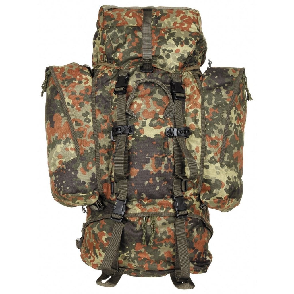 Alpin vandringsryggsäck - 110 liter (BW camo)