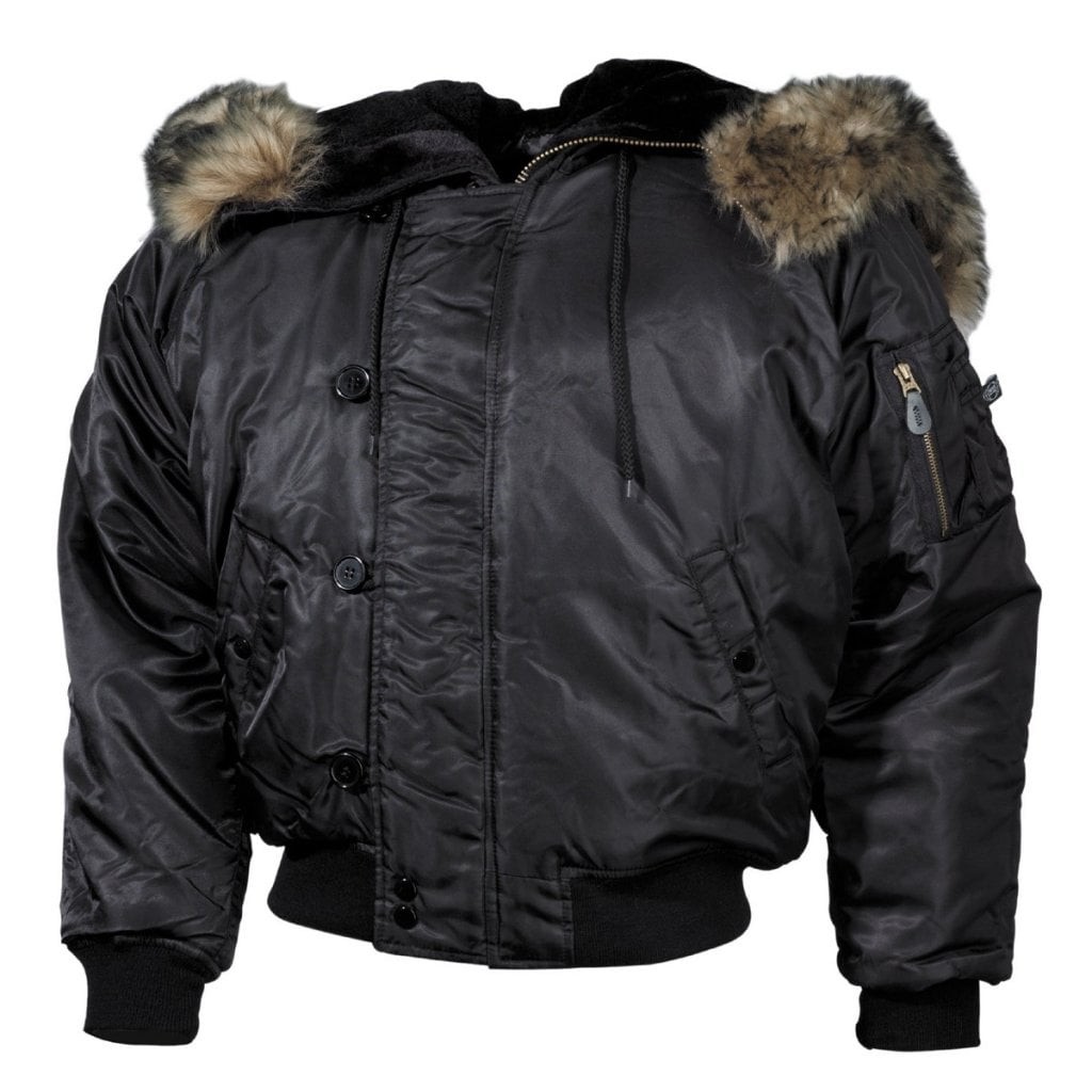 US polarjacka N2B (black XXL)