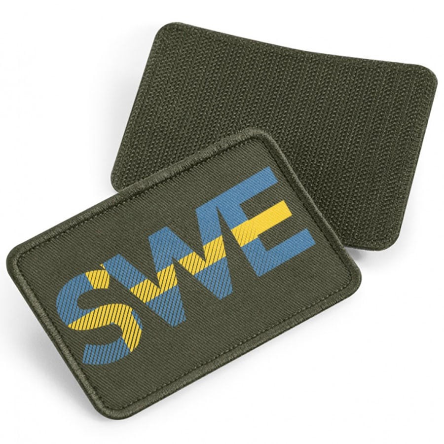 SWE - tygpatch med kardborre (Military green Onesize)