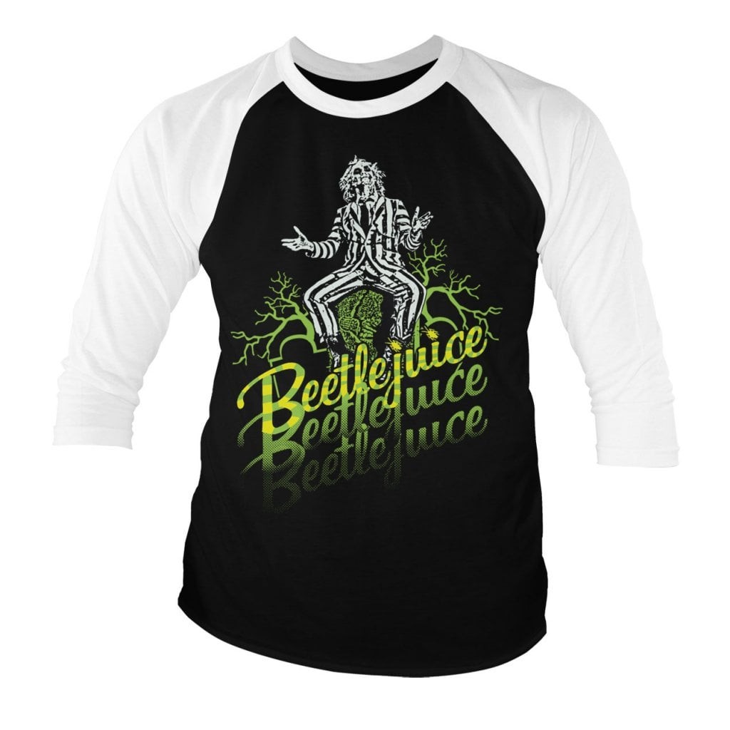 Beetlejuice baseball 3/4 Tee (L)