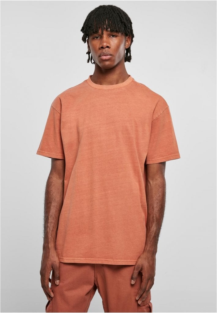 Tung oversized T-shirt herr (3XL terracotta)