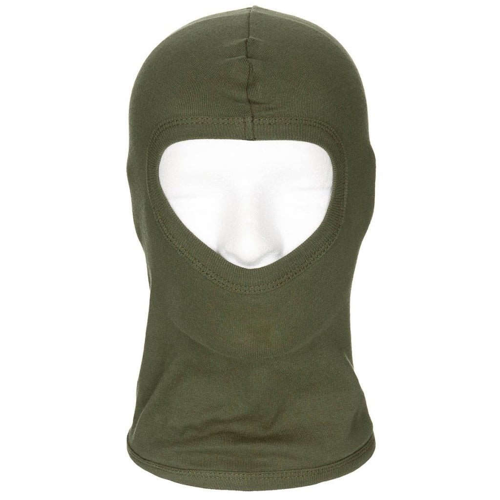 Balaklava i tyg (OD green)