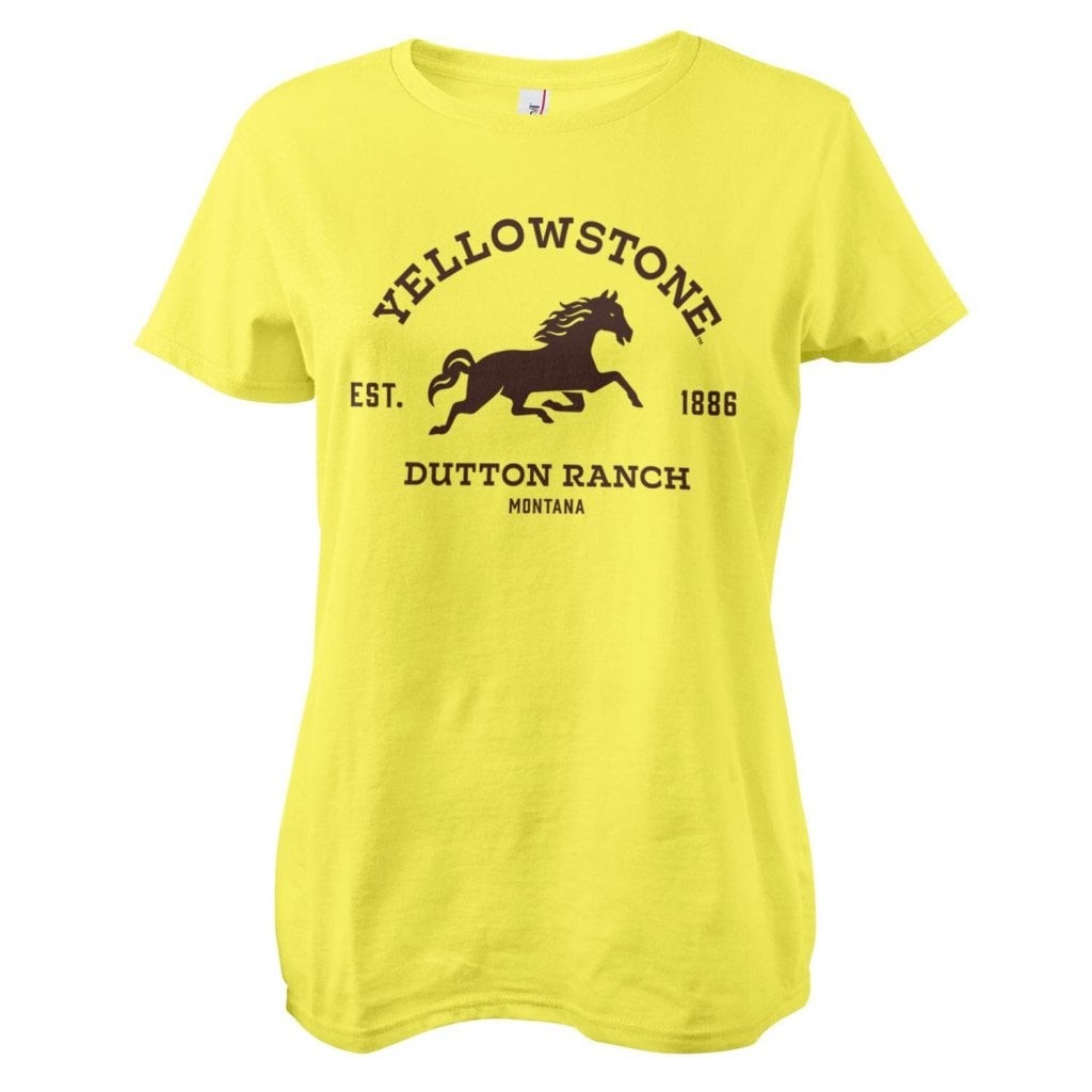Dutton Ranch - Montana Girly Tee (S Yellow)