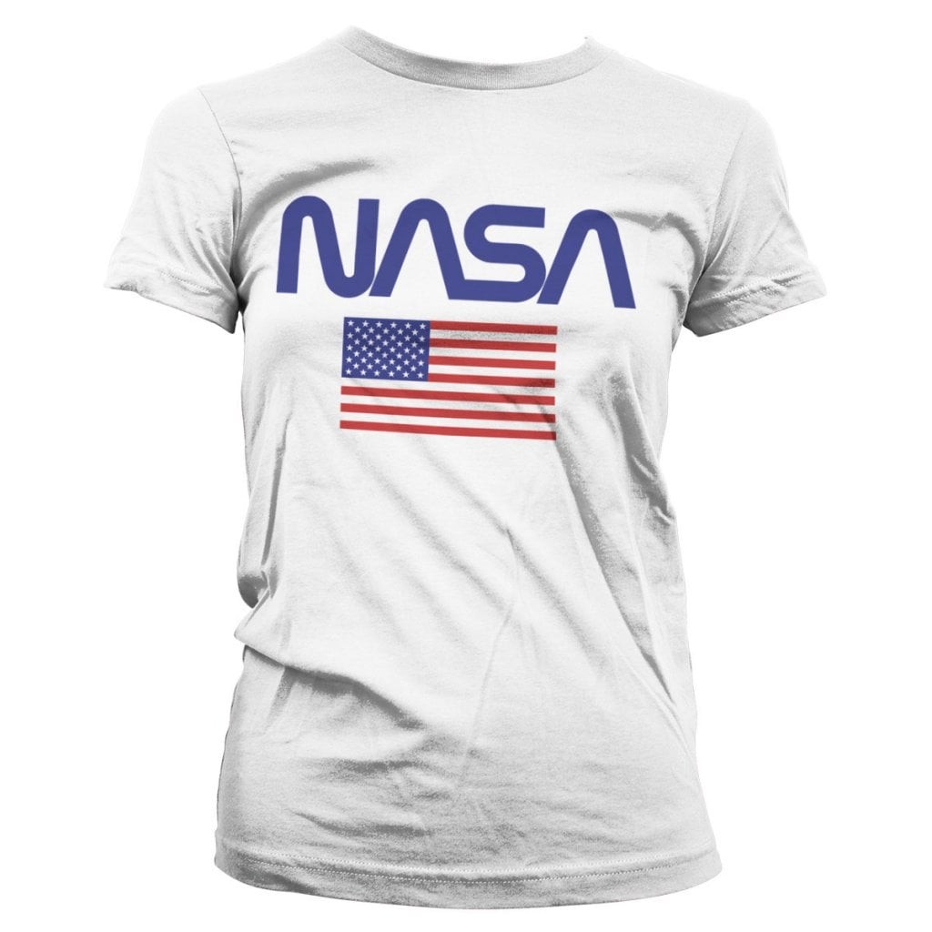 NASA - Old Glory Girly Tee (S Vit)