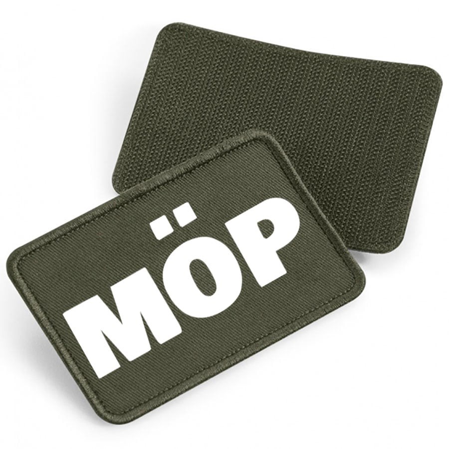 MÖP - tygpatch med kardborre (Military green)