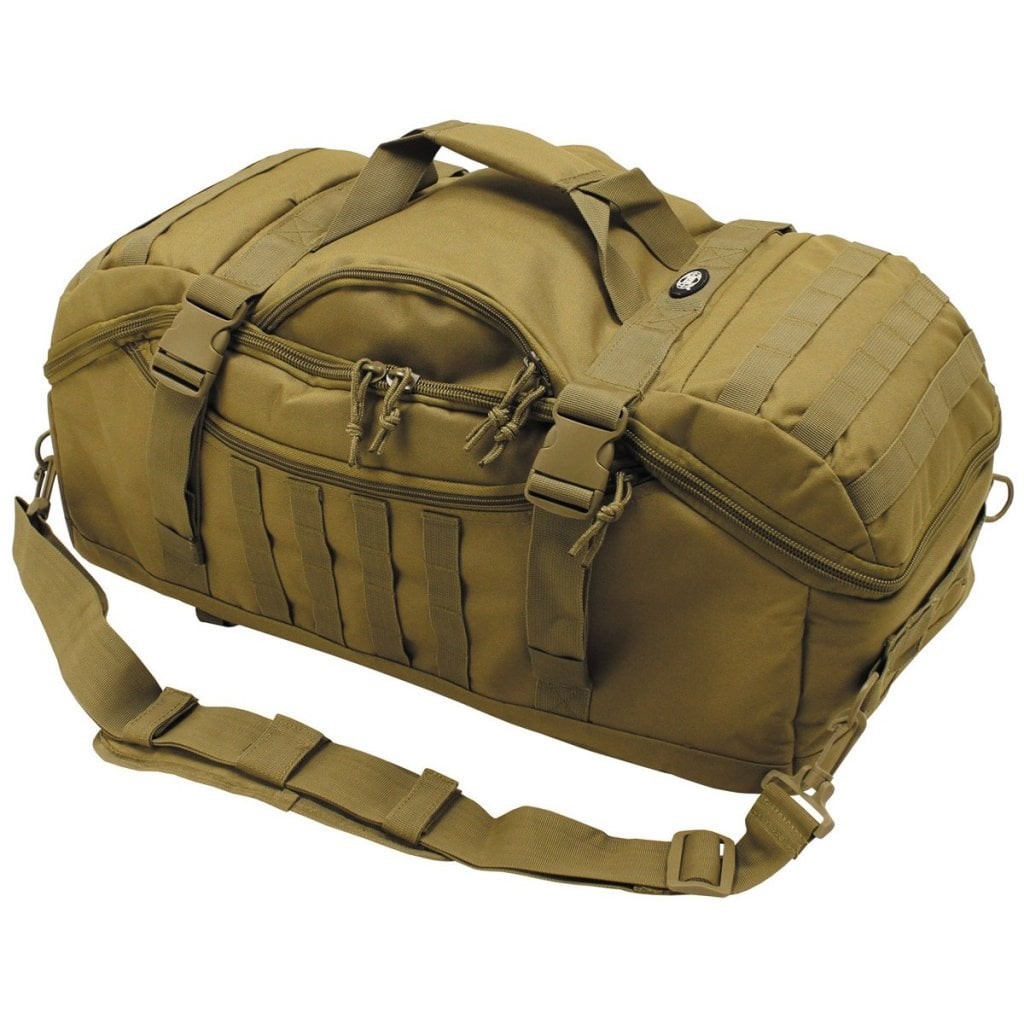 Ryggsäck och bag "travel" (coyote tan)