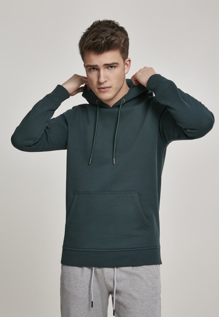 Klassisk hoodie (M bottlegreen)