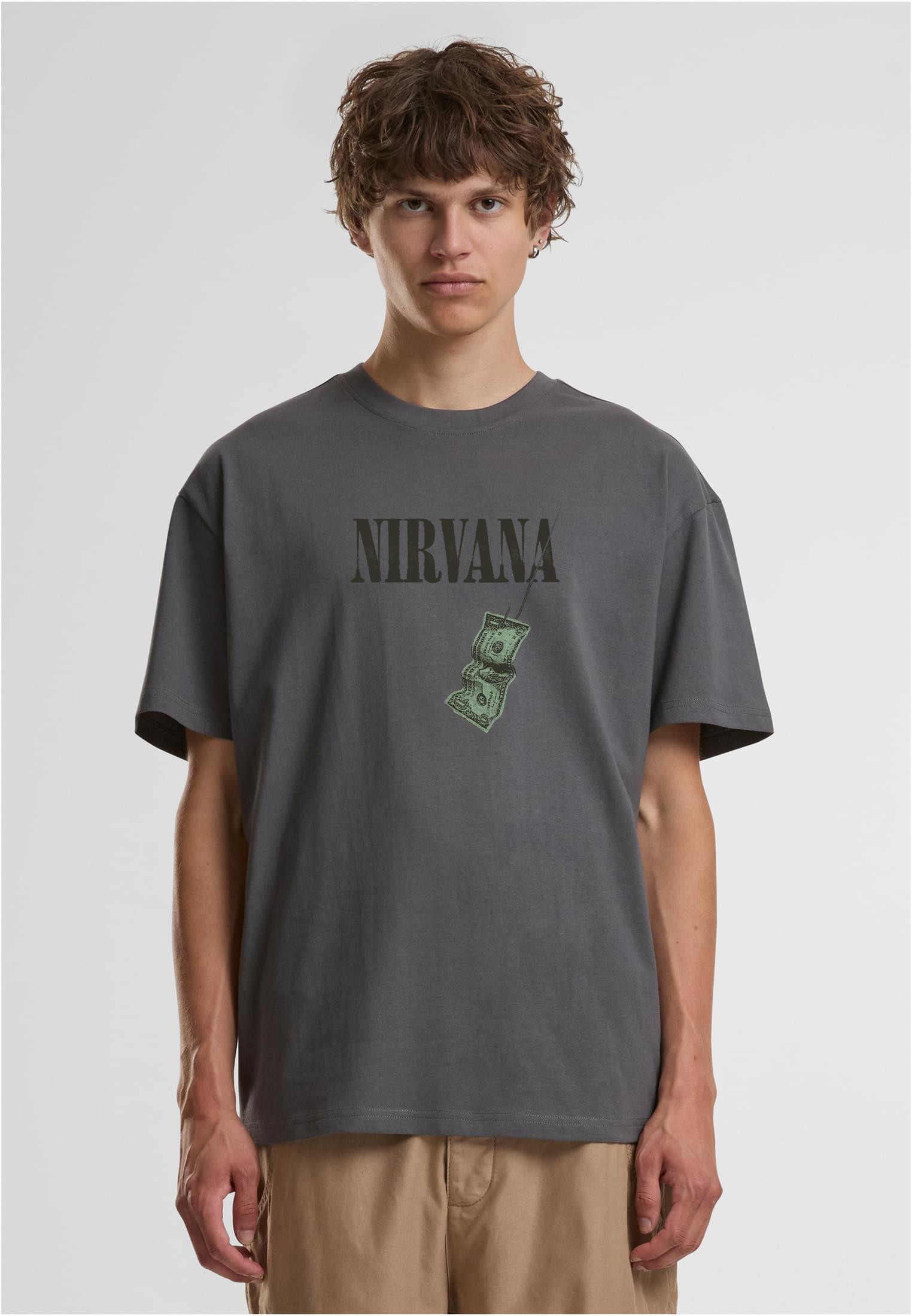 Nirvana T-shirt för herr Nevermind Dollar – magnet (L magnet)