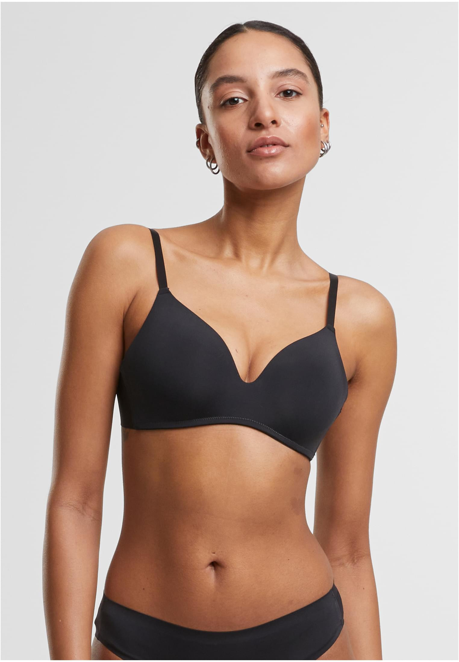 Basic Vadderade BH 2-Pack (70B black+black)