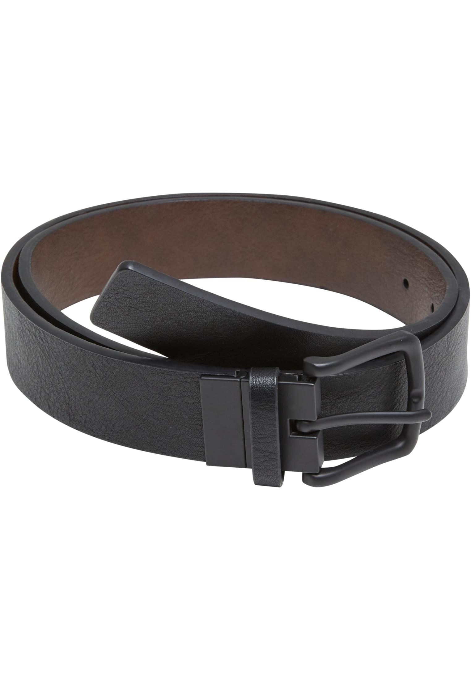 Mångsidigt Rotate Buckle Bälte för Stiliga Män (L/XL black/brown)