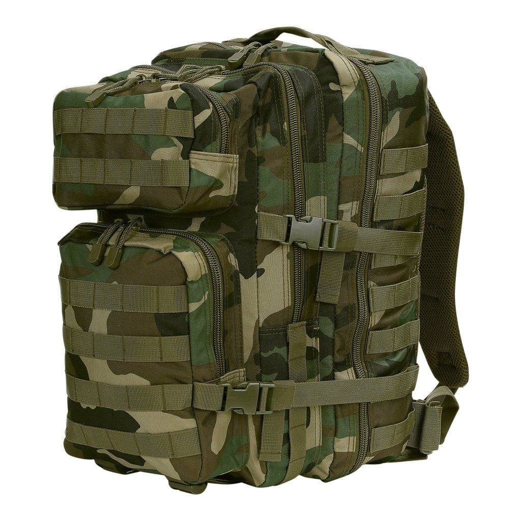 Militärryggsäck "Mountain" med MOLLE (Woodland)