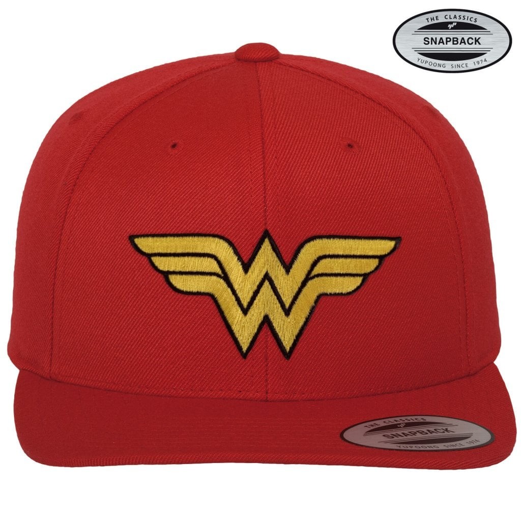 Wonder Woman Premium Snapback Cap (Red)