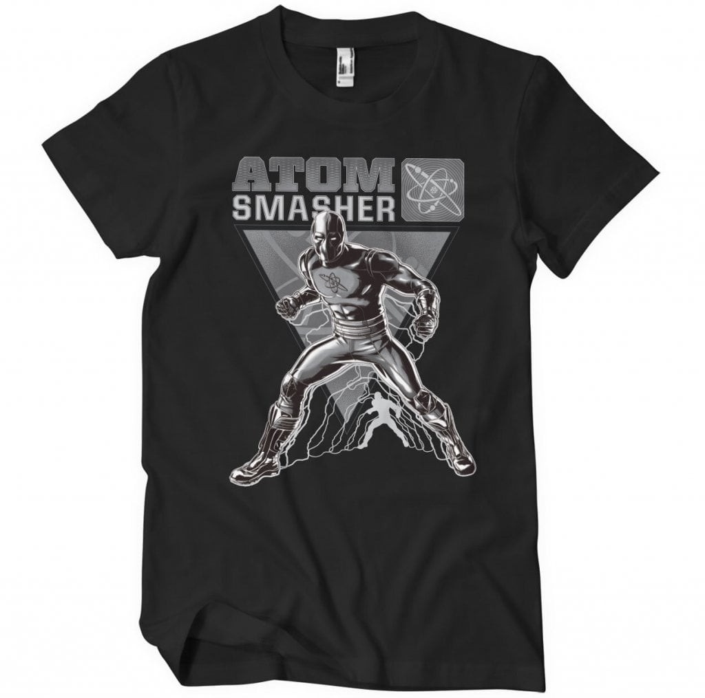 Black Adam - Atom Smasher T-Shirt (Black L)