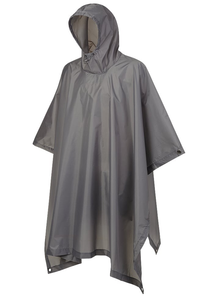 Regnponcho med ripstop (anthracite)