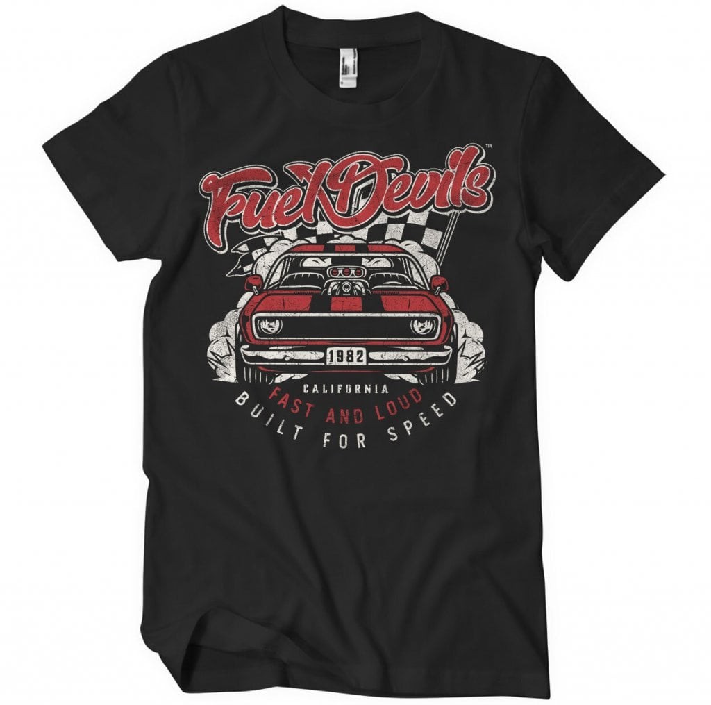 Fuel Devils Fast And Loud T-Shirt (Black L)