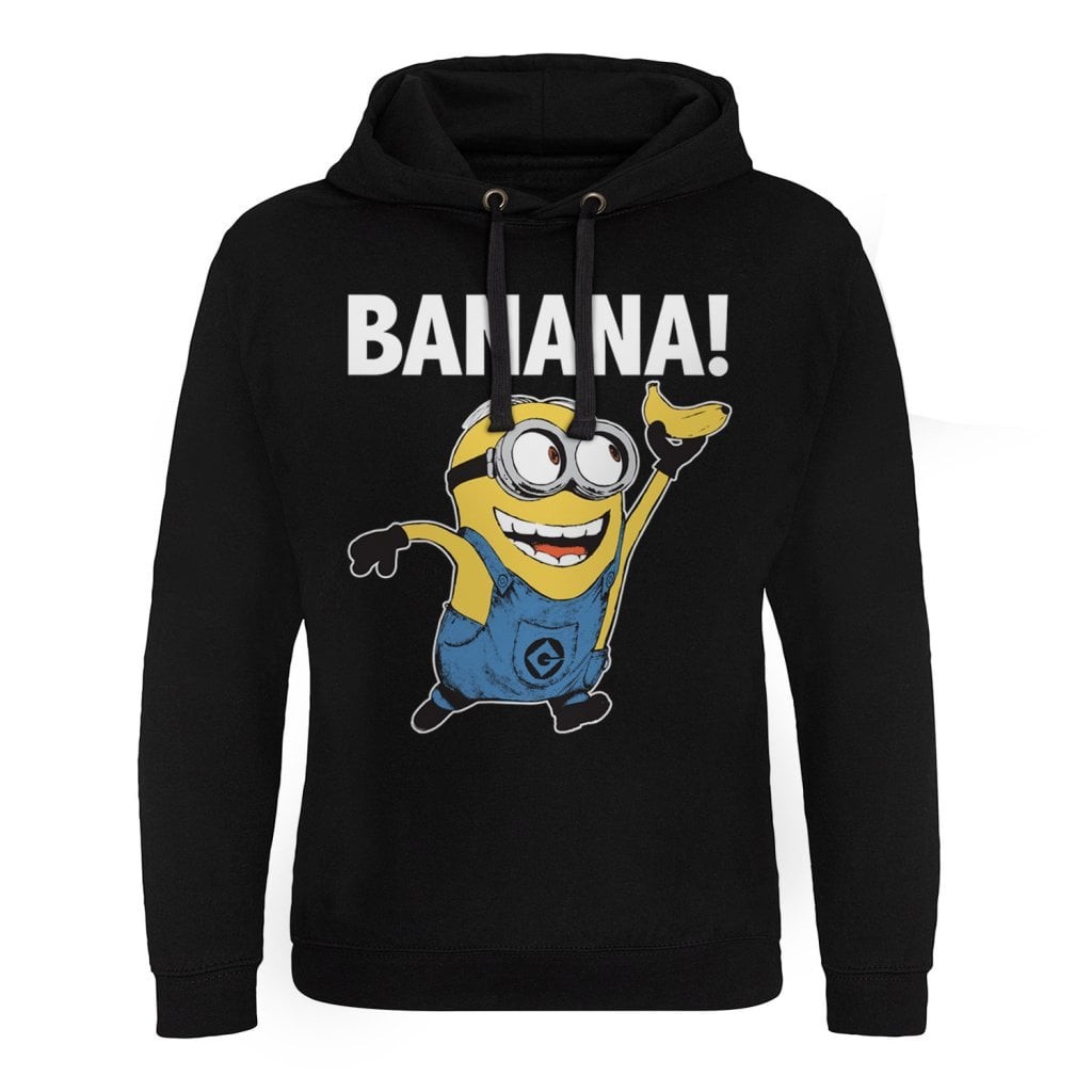 Minions - Banana! Epic Hoodie Herr (Black M)