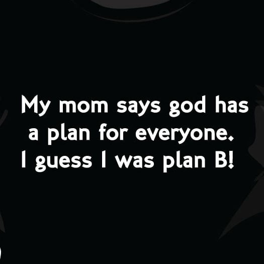 My mom says T-shirt (XL Herr)