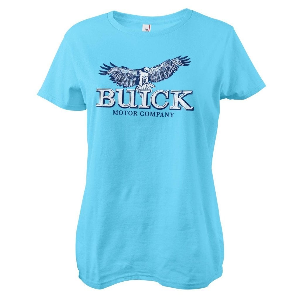 Buick Hawk Logo Girly Tee (S Skyblue)