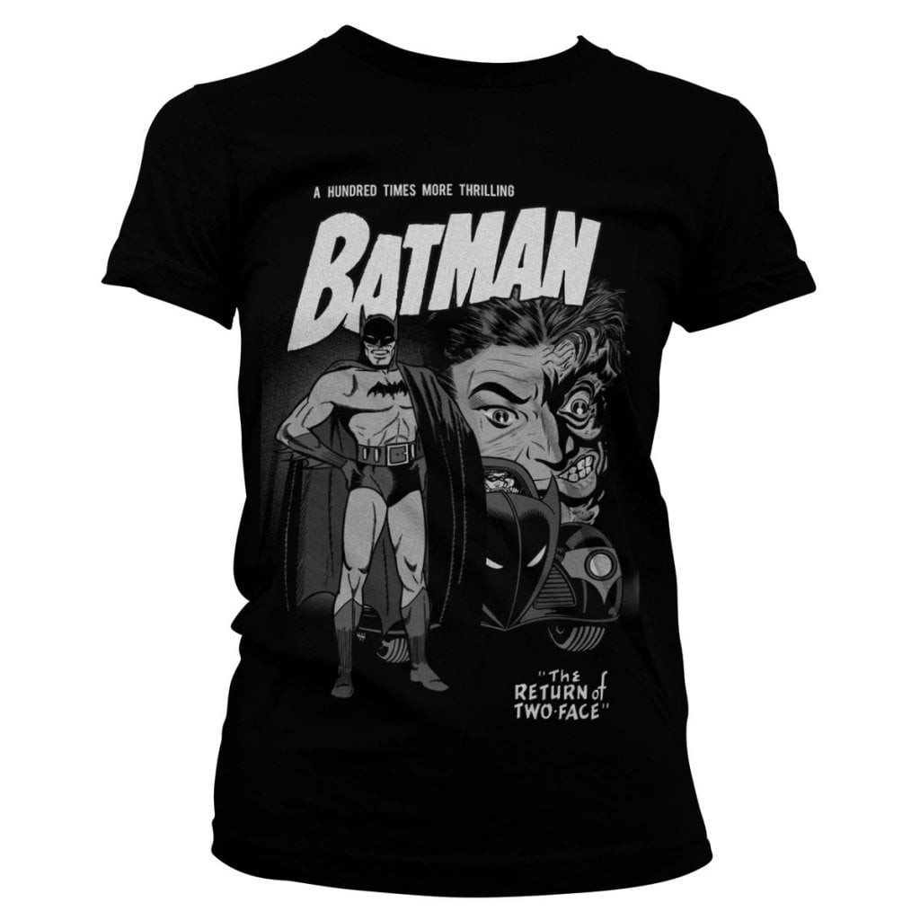 Batman - Return Of Two-Face Girly Tee (Black L)