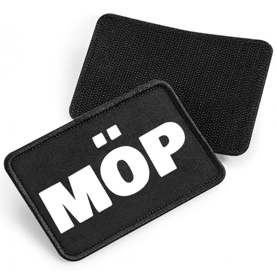 MÖP - tygpatch med kardborre (Black)