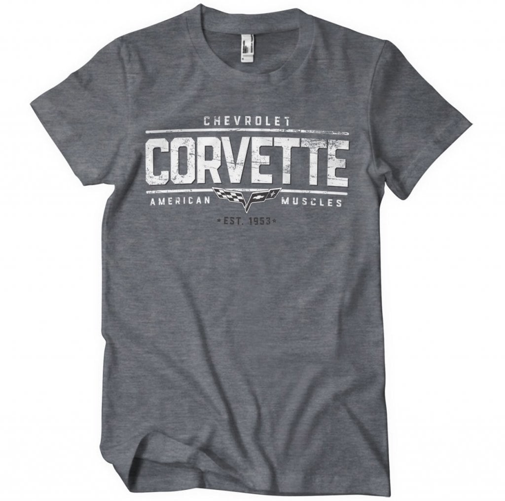 Corvette - American Muscles T-Shirt (DarkHeather L)