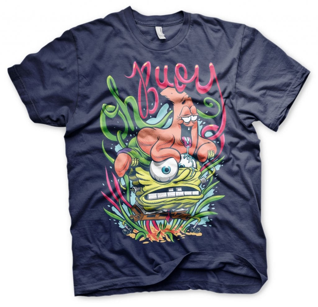 T-Shirt Uomo SpongeBob SquarePants - Licenza Ufficiale - Modello Oh Boy