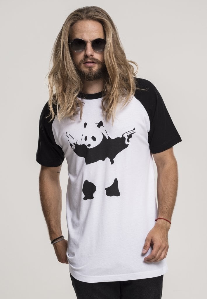 Banksy Panda Raglan T-shirt (L)