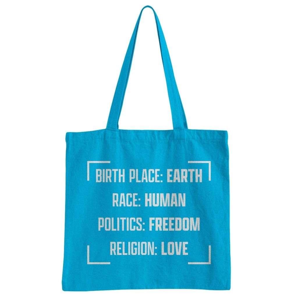 Birthplace - Earth Tote Bag (Turkos)