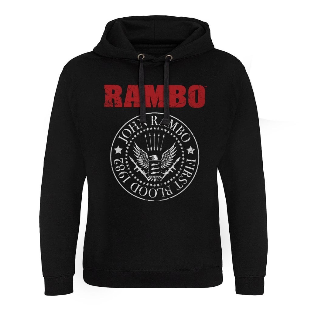 First Blood 1982 Seal Epic Hoodie Herr (Black L)