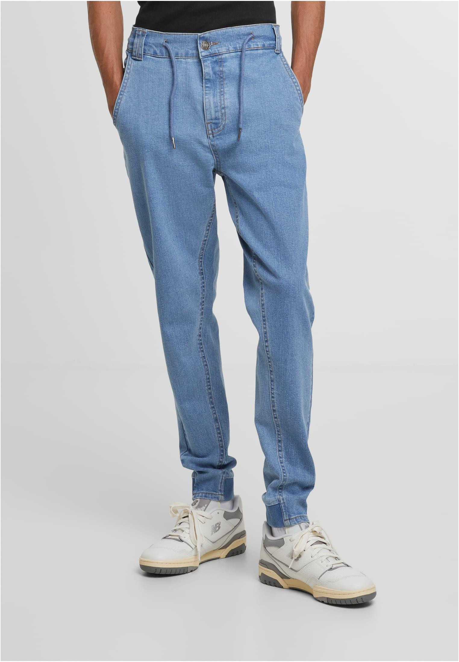 Antifit jeans herr med stretch (28 new light blue washed)