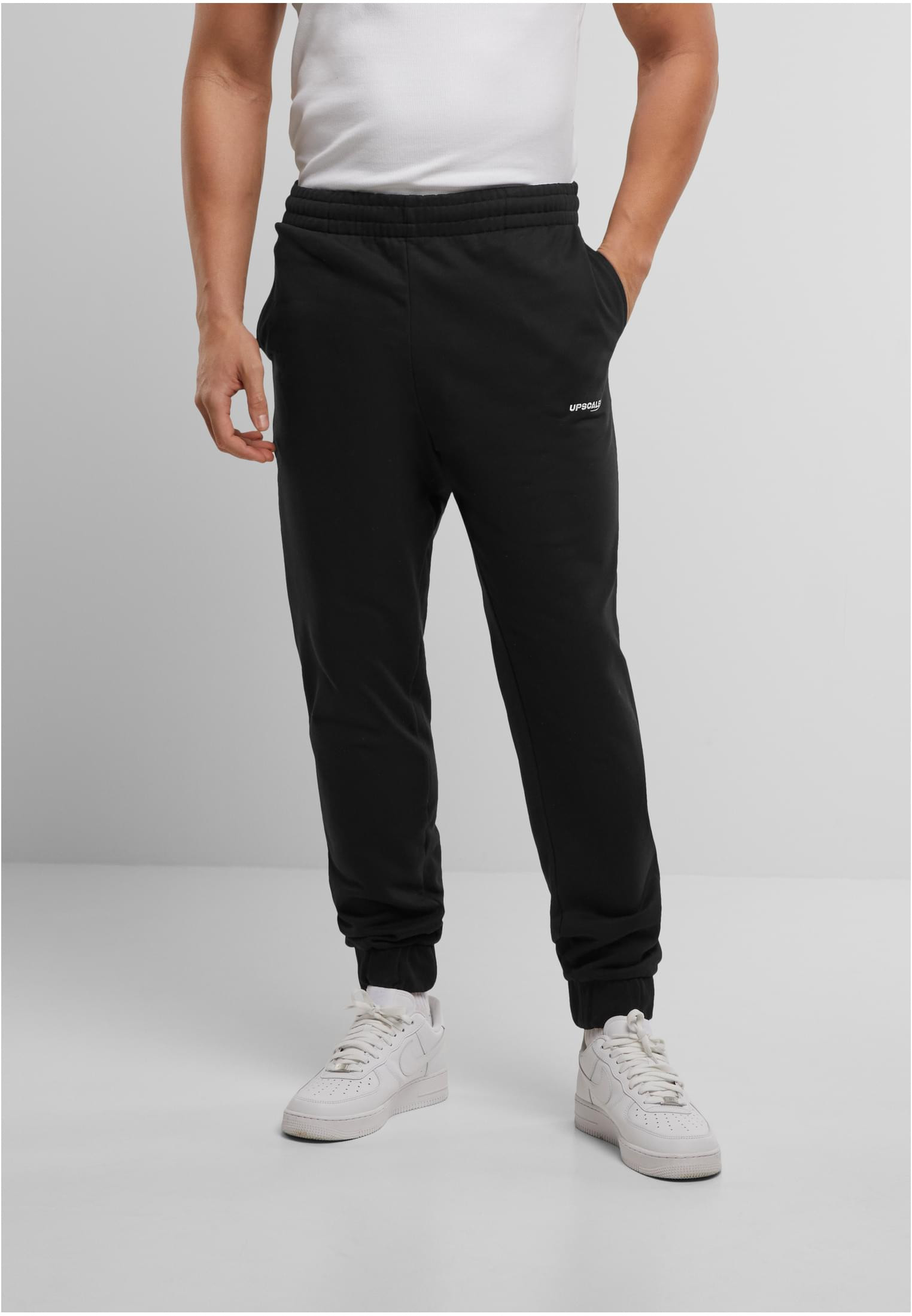 Byxor med logotyp framsidan – svart (3XL svart)