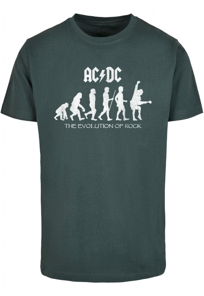 ACDC - Evolution Of Rock T-Shirt (S bottlegreen)