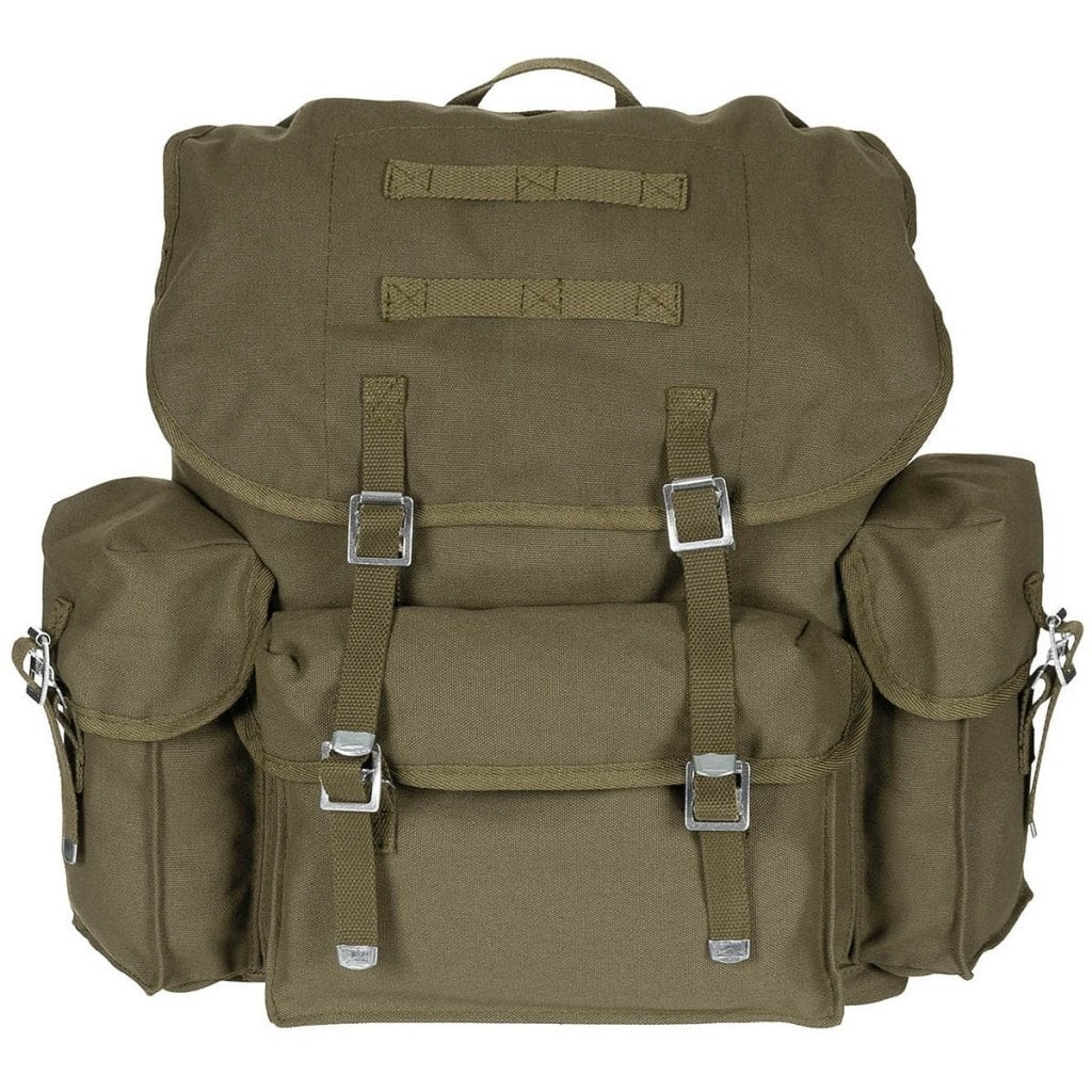 BW canvas ryggsäck (OD green)