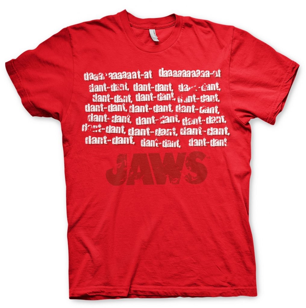 Jaws Dant Dant röd t-shirt (3XL)