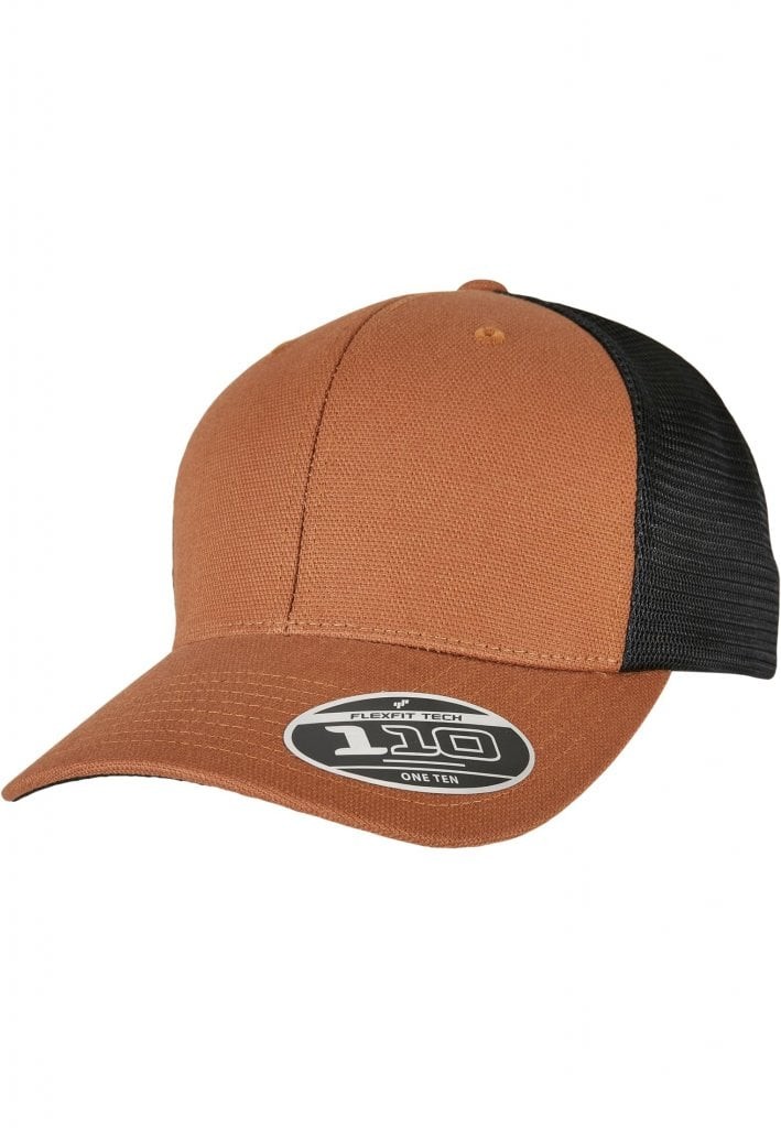 110 Structured Canvas Trucker (one size toffee/black)