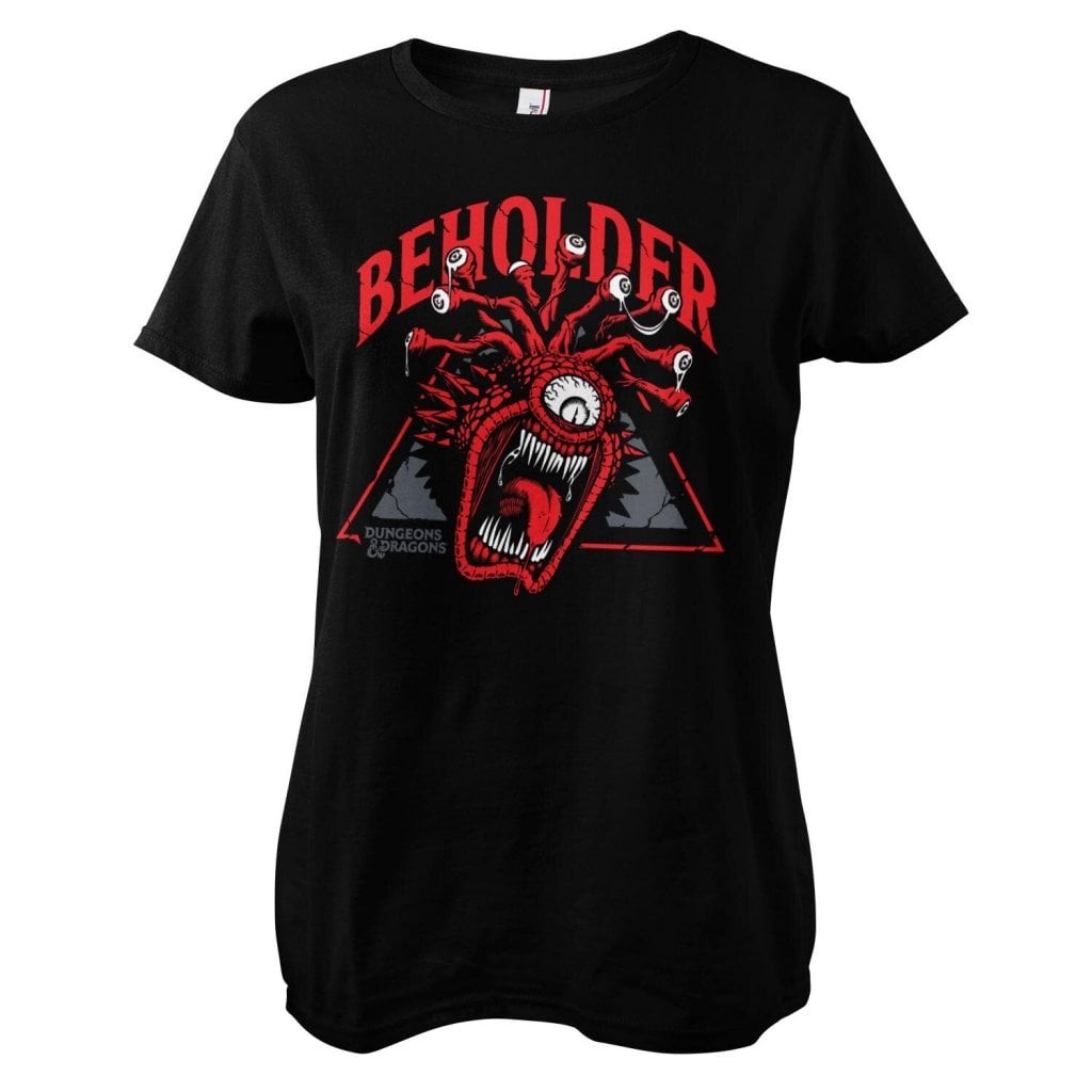 D&D Beholder Girly Tee (Black L)