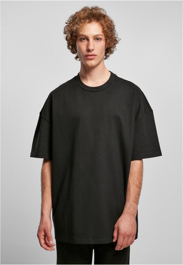 Extra tjock oversized T-shirt herr (3XL black)