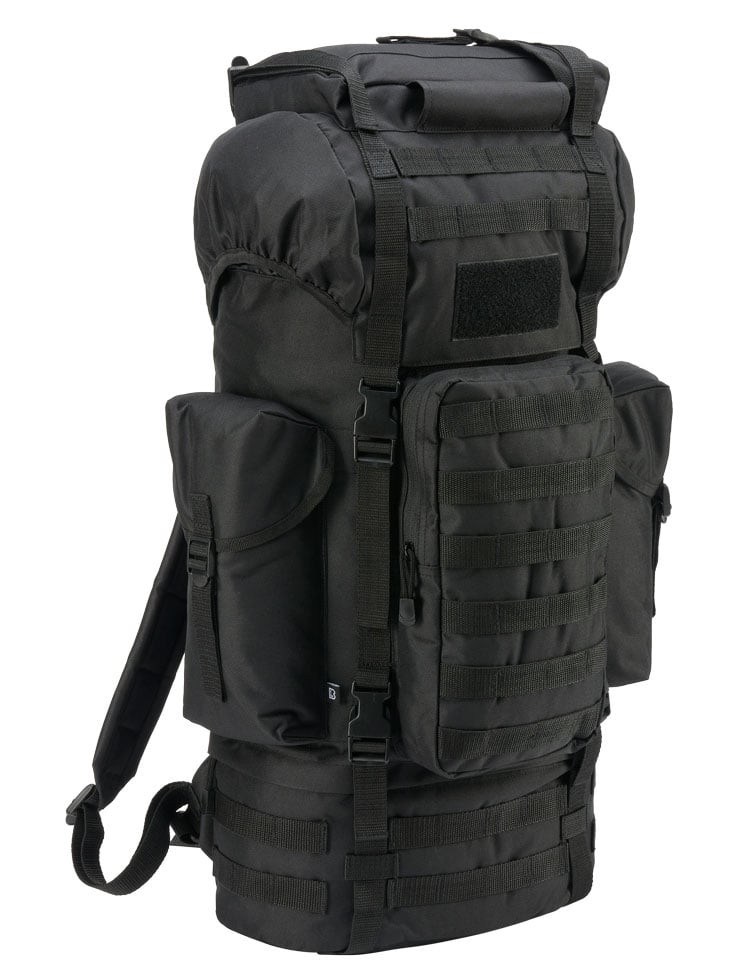 Vandringsryggsäck med MOLLE (black)