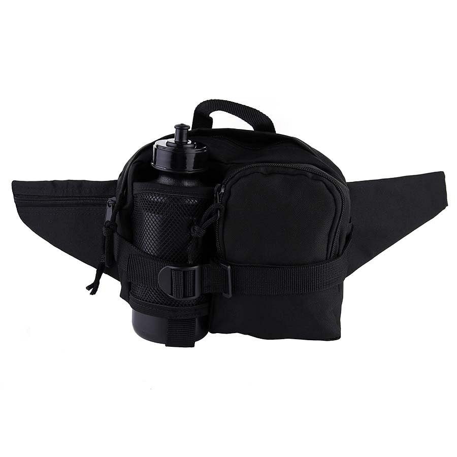 Midjeväska med vattenflaska (Black)