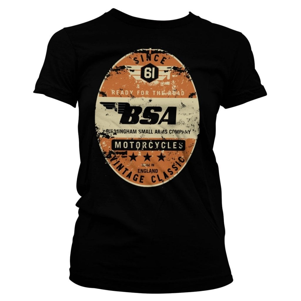 B.S.A. - Birmingham S Arms Co. Girly Tee (Black L)
