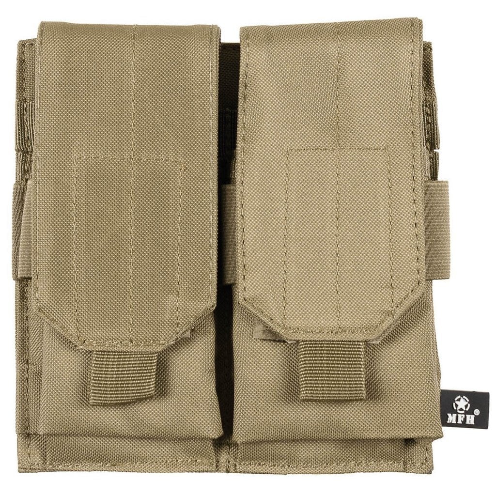 Dubbel ammunitionsmodul MOLLE (coyote)