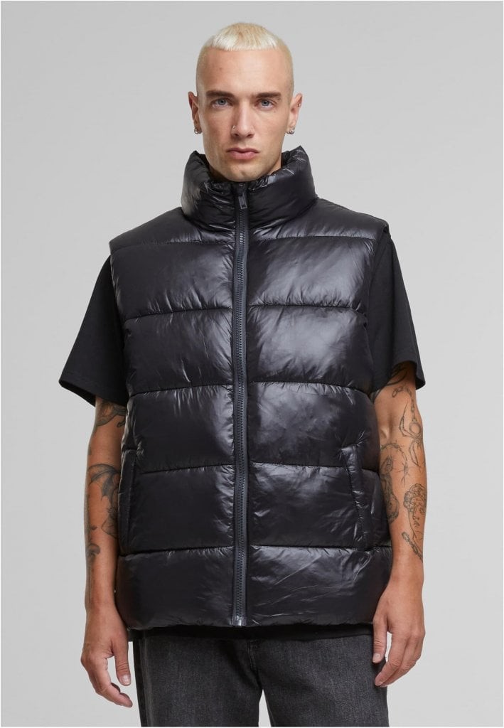 Stilren Puffer Väst herr (black M)