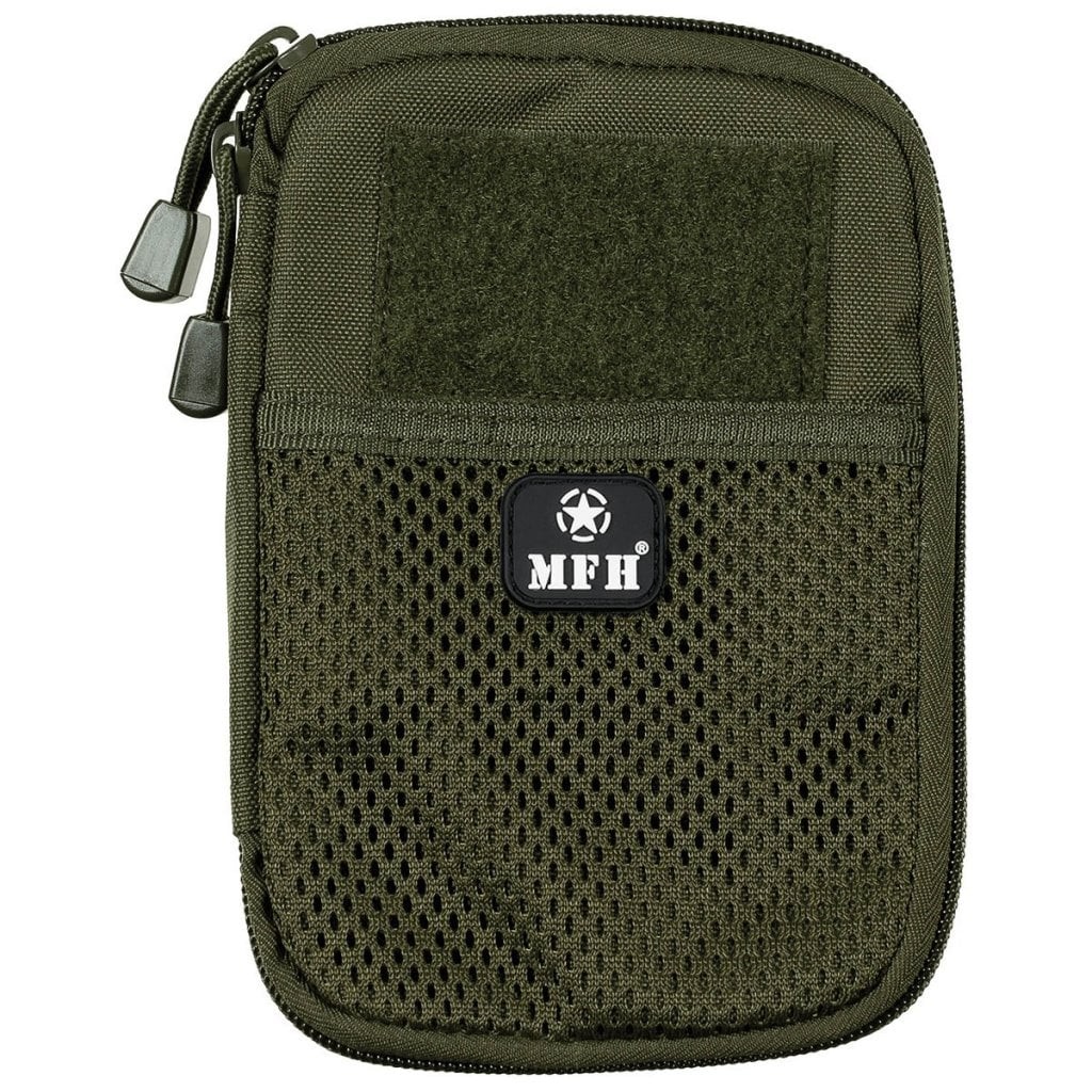 Dokument/smartphone väska MOLLE (OD green)
