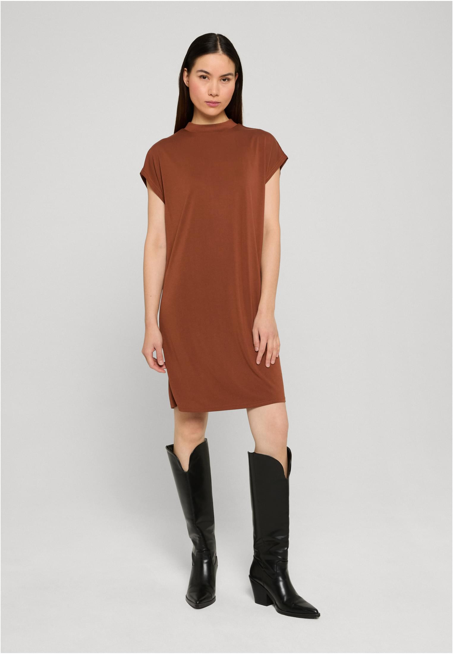 Klänning för dam – cinnamonbrown (3XL cinnamonbrown)
